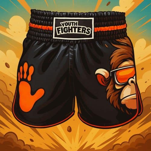 Youth fighters kickboksbroek monkey