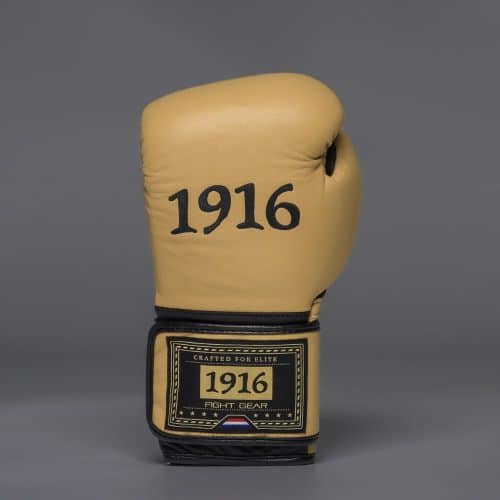 1916 Fight Gear Bokshandschoenen Premium Elite Beige/Black