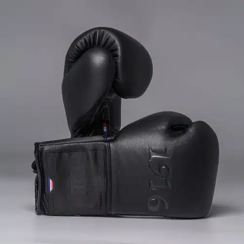 1916 Fight Gear Bokshandschoenen Premium Elite Black/Black Laces
