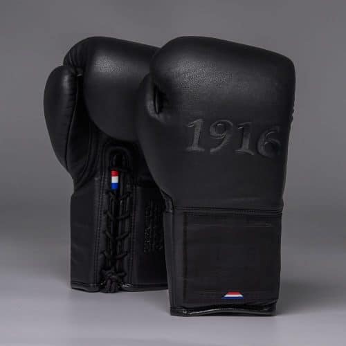 1916 Fight Gear Bokshandschoenen Premium Elite Black/Black Laces