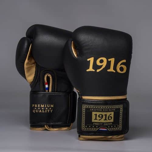 1916 Fight Gear Bokshandschoenen Premium Elite Black/Gold