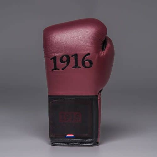 1916 Fight Gear Bokshandschoenen Premium Elite Maroon/Black Laces