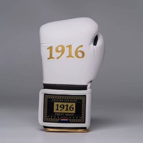 1916 Fight Gear Bokshandschoenen Premium Elite White/Black