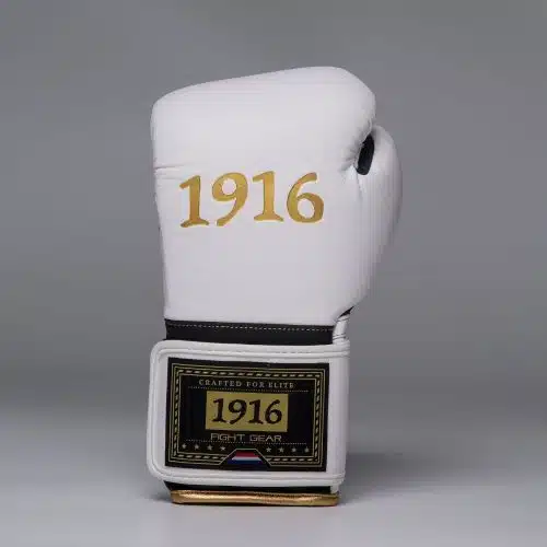 1916 Fight Gear Bokshandschoenen Premium Elite White/Black