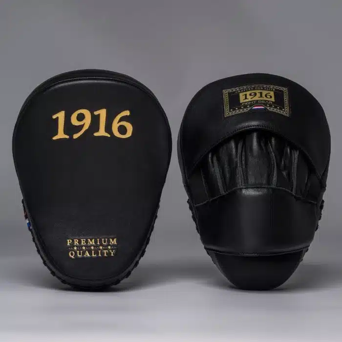 1916 Fight Gear Premium Elite Handpads Black/Gold