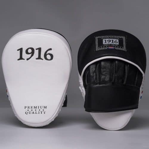 1916 Fight Gear Premium Elite Handpads White