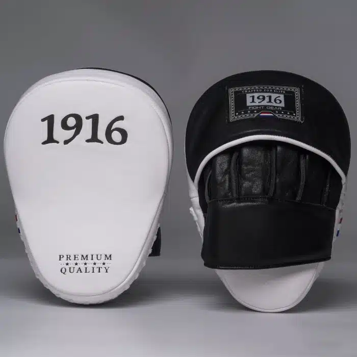 1916 Fight Gear Premium Elite Handpads White