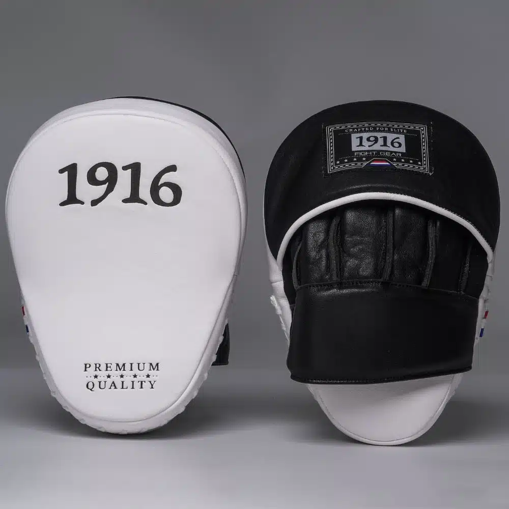 1916 Fight Gear Premium Elite Handpads White