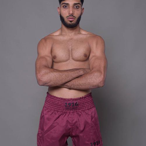 1916 Fight Gear Kickboksbroek Legend Maroon/Black