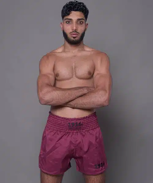 1916 Fight Gear Kickboksbroek Legend Maroon/Black