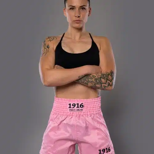 1916 Fight Gear Kickboksbroek Legend Pink/Black