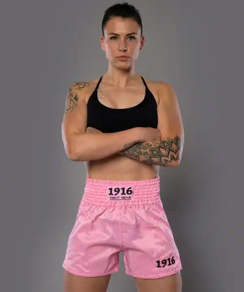 1916 Fight Gear Kickboksbroek Legend Pink/Black