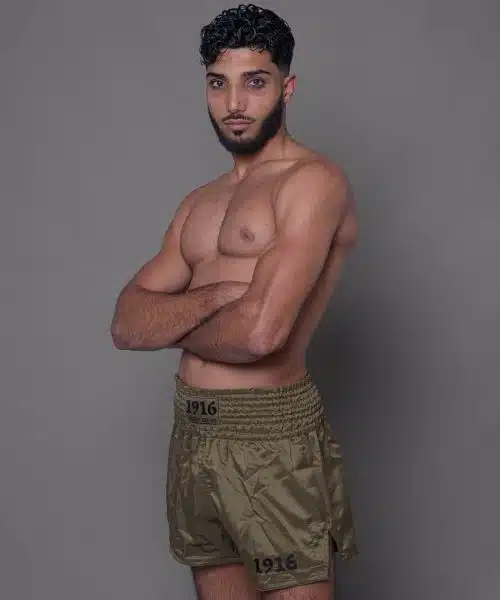 1916 Fight Gear Kickboksbroek Legend Army Green/Black