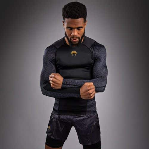 Venum X Assassin's Creed Rashguard Long Sleeve Shadows Black