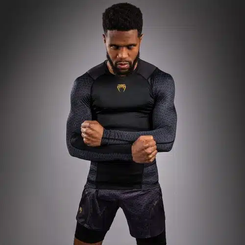 Venum X Assassin's Creed Rashguard Long Sleeve Shadows Black