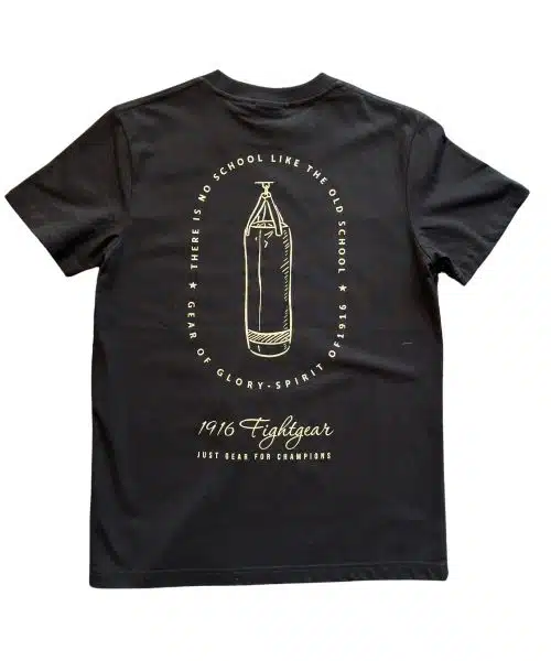 1916 Fight Gear T-Shirt Boxing Bag Black