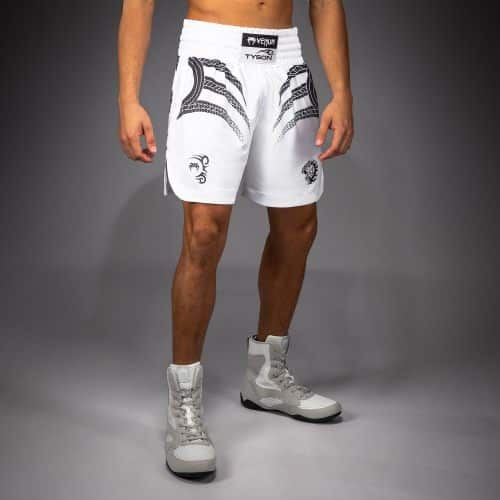 Venum X Mike Tyson Tiger Boxing Short White/Deep Black