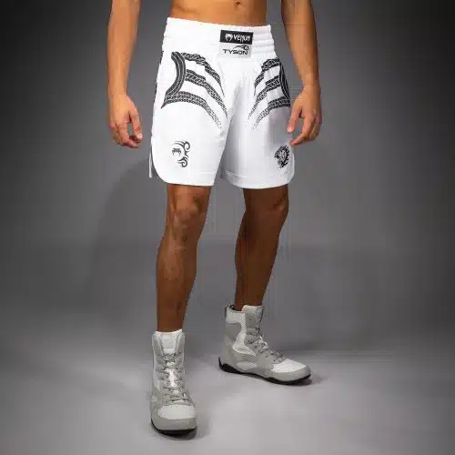 Venum X Mike Tyson Tiger Boxing Short White/Deep Black