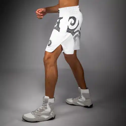 Venum X Mike Tyson Tiger Boxing Short White/Deep Black