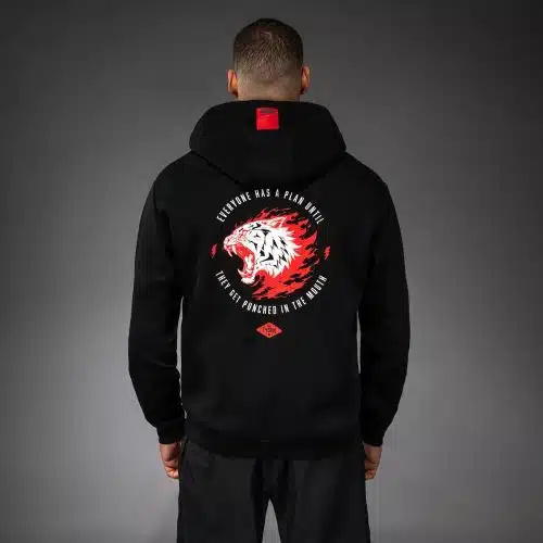 Venum X Mike Tyson Tiger Hoodie Deep Black/Intense Red