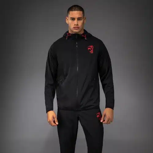 Venum X Mike Tyson Tiger Track Jacket Deep Black/Intense Red