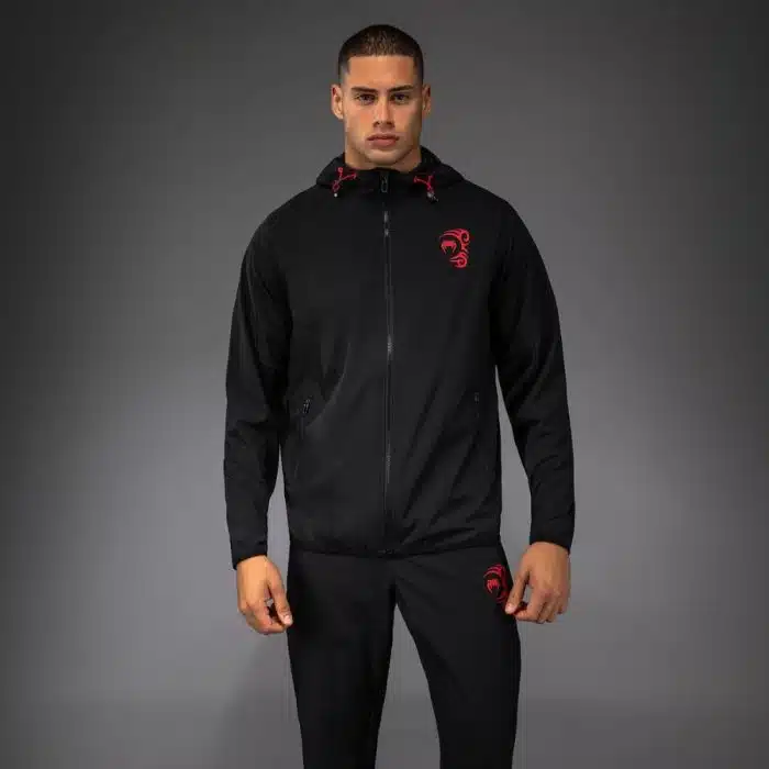 Venum X Mike Tyson Tiger Track Jacket Deep Black/Intense Red