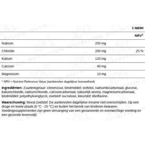 XXL Nutrition Hydrate Electrolytes 20 Bruistabletten