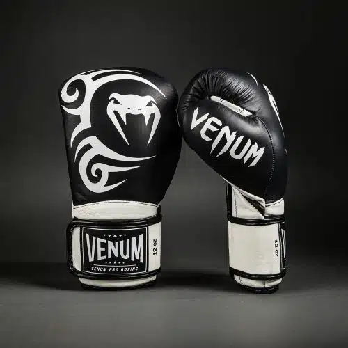 Venum Bokshandschoenen Mike Tyson Leather Black/White