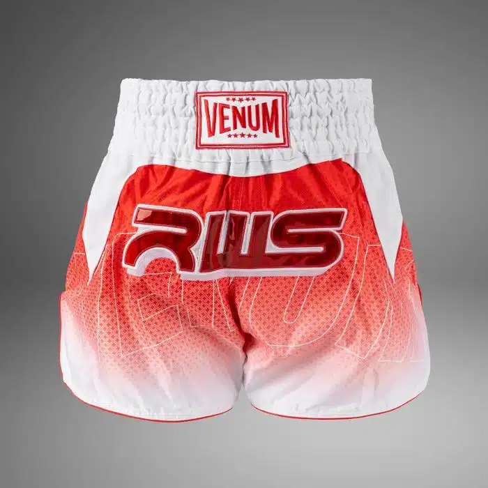 Venum X RWS 2.0 Muay Thai Shorts White/Red