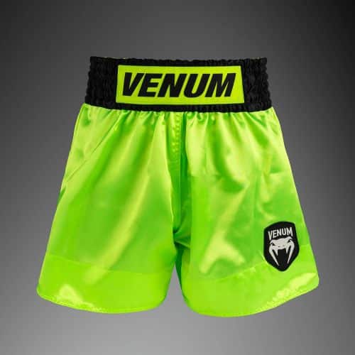 Venum Classic Evo Muay Thai Short Neon Yellow/Black