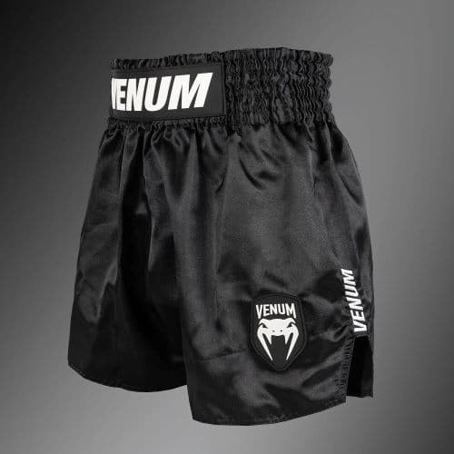 Venum Classic Evo Muay Thai Short Black/White