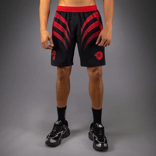 Venum X Mike Tyson Tiger Trainingshort Deep Black/Intense Red